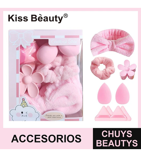 Set de Accesorios de Maquillaje 17 Pcs Chuys Beautys