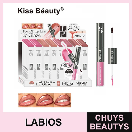 Labial líquido exfoliante COSMIVA 2 en 1 - COSMIVA | Chuys Beautys