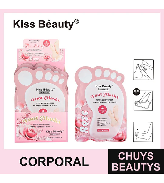 Mascarilla Hidratante para Pies Chuys Beautys - Suavidad y Cuidado
