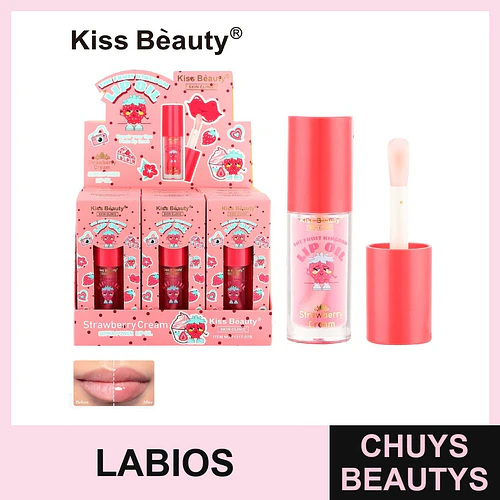 Aceite Labial Frutilla Chuys Beautys - Hidratación y Brillo - COSMIVA | Chuys Beautys