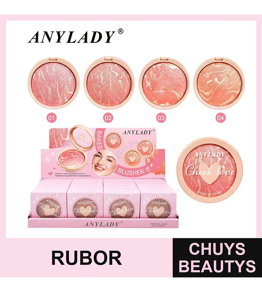 Rubor 4 Tonos Chuys Beautys - Color y Luminosidad para el Rostro