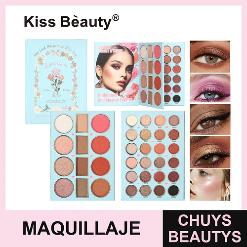 Set de Maquillaje 36 Tonos Chuys Beautys para Piel Perfecta - COSMIVA | Chuys Beautys