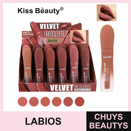 Labial Mate 24H Chuys Beautys - Larga Duración y Alta Pigmentación - COSMIVA | Chuys Beautys