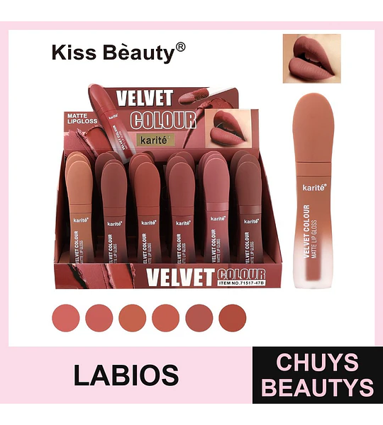 Labial Mate 24H Chuys Beautys - Larga Duración y Alta Pigmentación