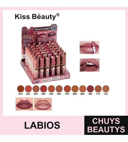 Brillo Labial Mate Chuys Beautys + Delineador de Labios