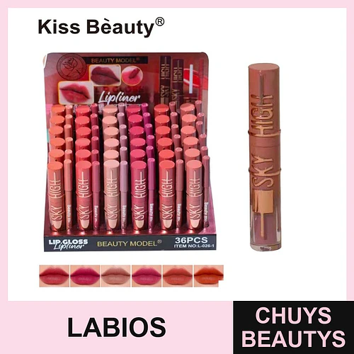 Brillo Labial Hipoalergénico Chuys Beautys - 12 Tonos - COSMIVA | Chuys Beautys