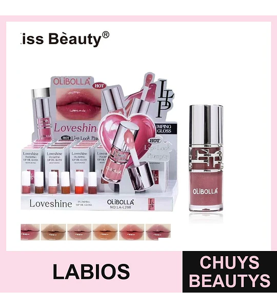 Brillo Labial Hipoalergénico Chuys Beautys - 6 Tonos
