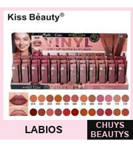 Brillo Labial Hipoalergénico Chuys Beautys - 12 Tonos