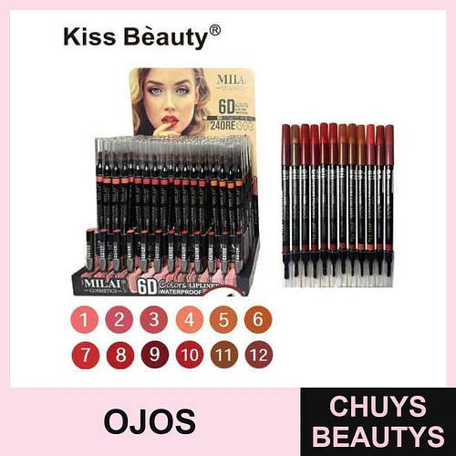 Lápiz Delineador de Ojos 16 Tonos Chuys Beautys - COSMIVA | Chuys Beautys