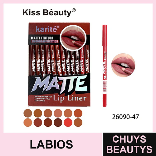 Lápiz Delineador de Labios 12 Tonos Chuys Beautys - COSMIVA | Chuys Beautys