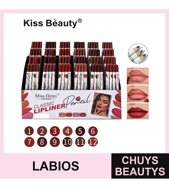 Lápiz Labial Mate Chuys Beautys - Alta Pigmentación y Larga Duración