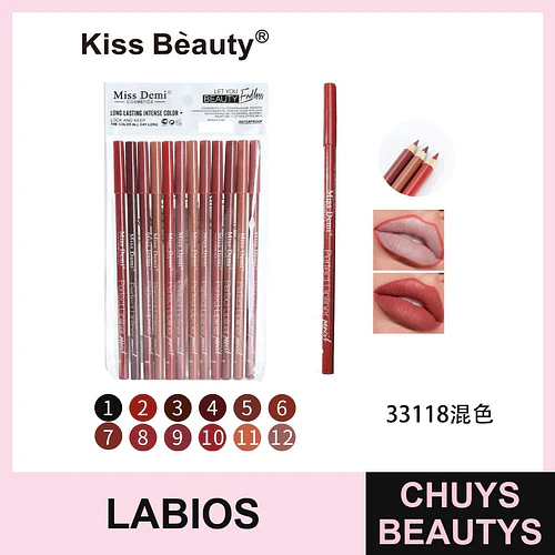 Lápiz delineador de labios mate Chuys Beautys - Define y resalta - COSMIVA | Chuys Beautys
