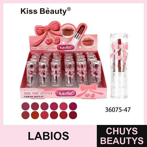 Labial Mate 2 Tonos en 1 Chuys Beautys - COSMIVA | Chuys Beautys