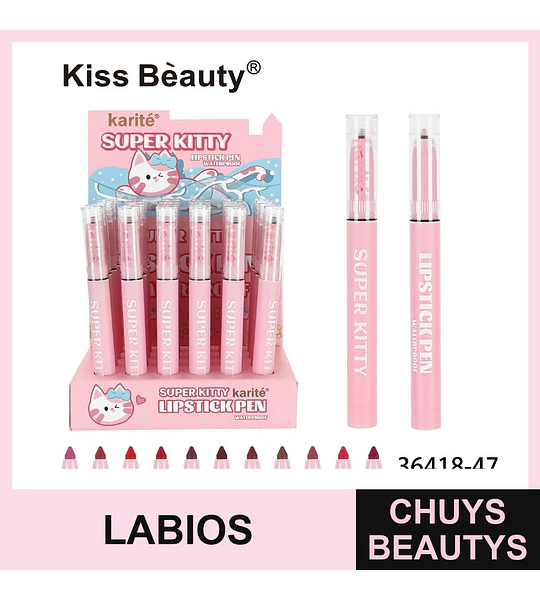 Lápiz Delineador de Labios Chuys Beautys 12 Tonos