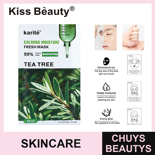 Mascarilla Facial Extracto de Árbol de Té Chuys Beautys - COSMIVA | Chuys Beautys