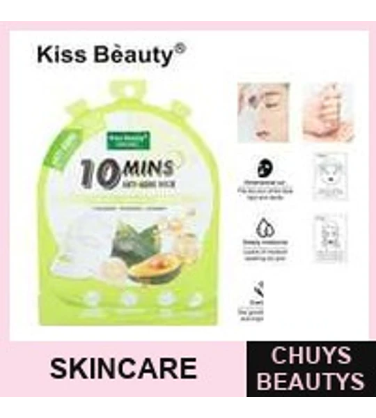 Mascarilla de Aguacate Hidratante Chuys Beautys - 12 Piezas