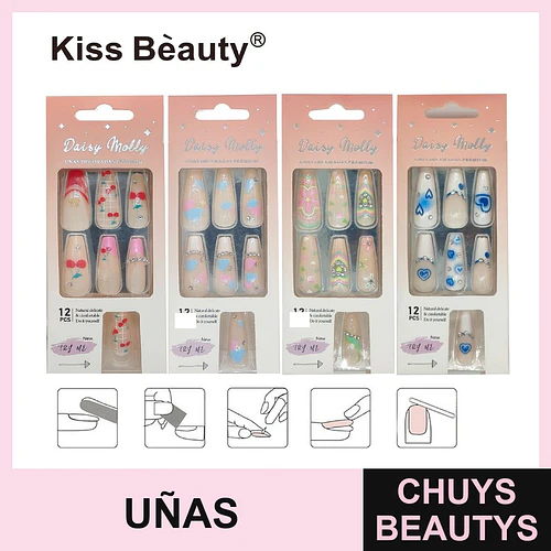 Pulsera de Uñas con Diamantes Chuys Beautys - COSMIVA | Chuys Beautys
