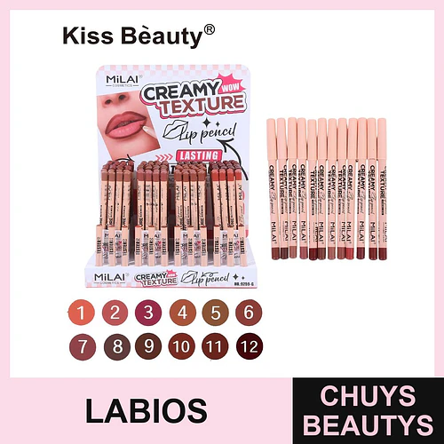 Lápiz delineador de labios Chuys Beautys - Larga duración y preciso - COSMIVA | Chuys Beautys