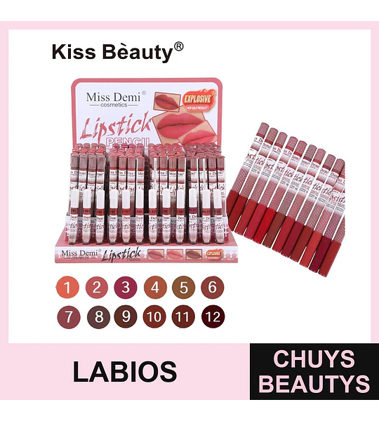 Lápiz Delineador de Labios Chuys Beautys - Larga Duración