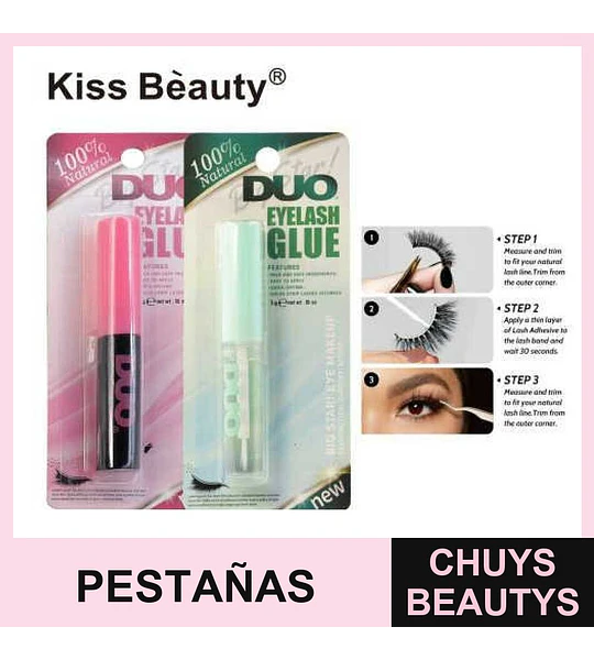 Pegamento de Pestañas Larga Duración Chuys Beautys
