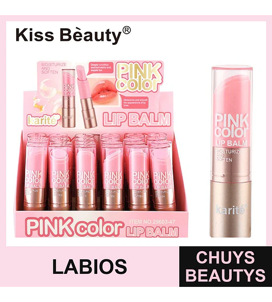 Bálsamo Labial Hidratante Chuys Beautys para Labios Suaves