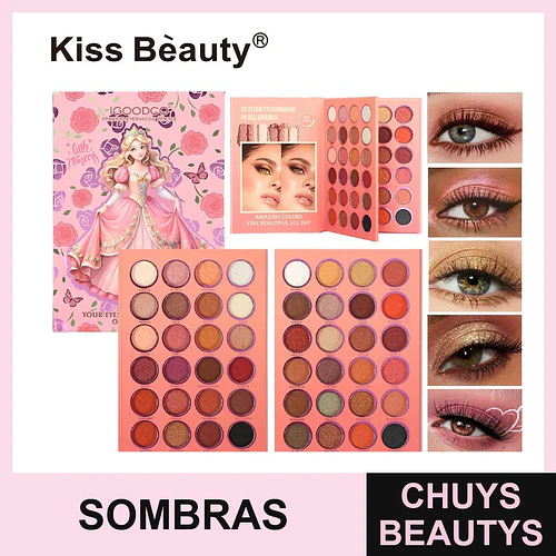 Paleta de sombras 48 tonos Chuys Beautys - COSMIVA | Chuys Beautys