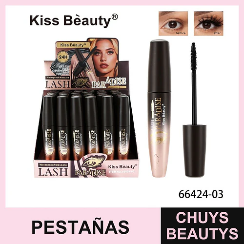 Máscara de Pestañas Waterproof Chuys Beautys 24 Hrs - COSMIVA | Chuys Beautys
