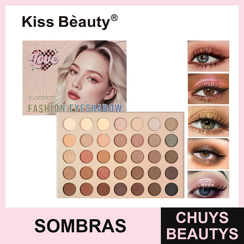 Paleta de sombras 35 tonos Chuys Beautys - COSMIVA | Chuys Beautys