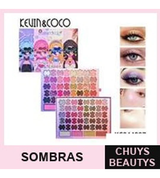 Paleta de sombras 88 colores Chuys Beautys
