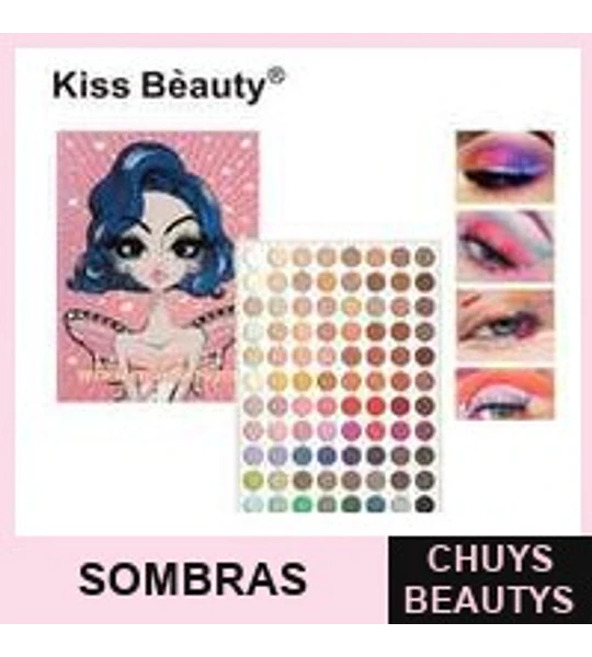 Paleta de sombras 88 tonos Chuys Beautys