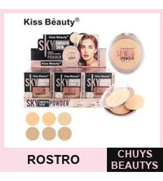 Polvo compacto Sky Chuys Beautys - Cobertura duradera