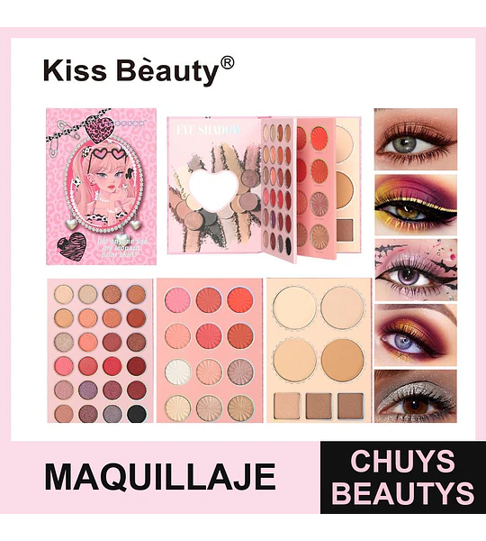 Set de Maquillaje 24 Tonos Chuys Beautys para Piel Perfecta