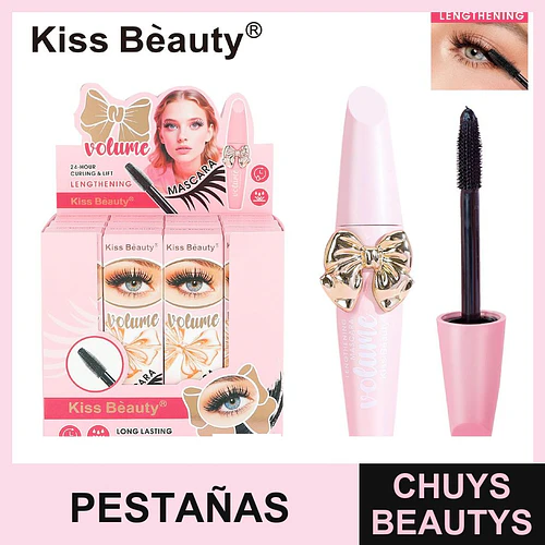 Máscara de pestañas negra Chuys Beautys para alargamiento y definición - COSMIVA | Chuys Beautys