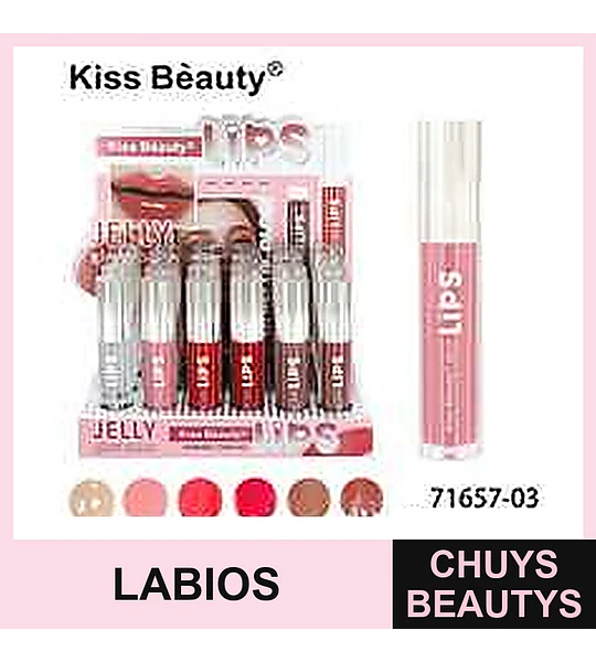 Brillo Labial Hipoalergénico Chuys Beautys - 6 Tonos
