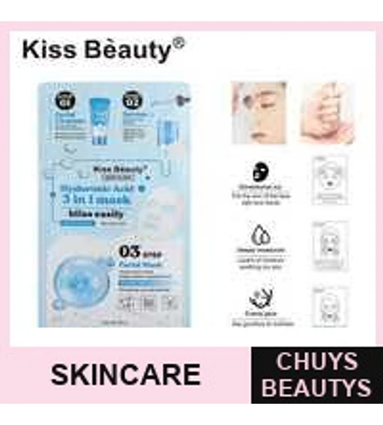 Set de Skincare Ácido Hialurónico Chuys Beautys 3 en 1