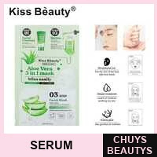 Set 3 en 1 Aloe Vera Limpiador Facial, Mascarilla y Serum - COSMIVA | Chuys Beautys