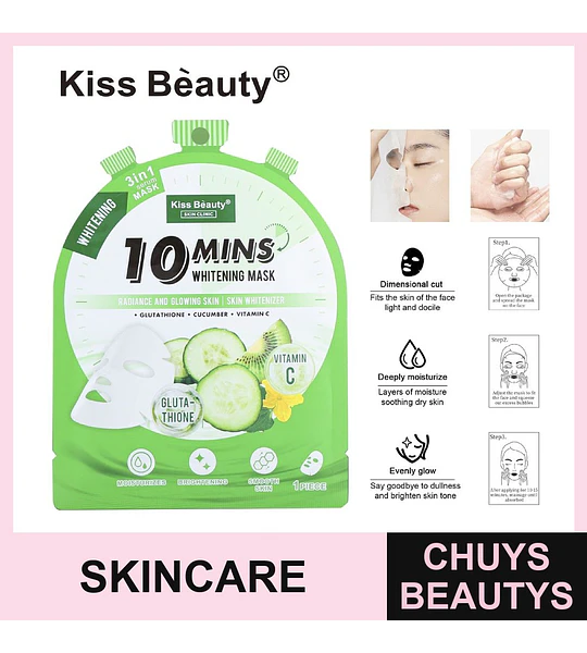 Mascarilla Blanqueadora Vitamina C Chuys Beautys