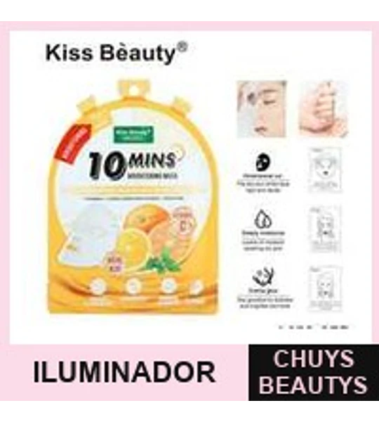 Mascarilla Facial Naranja Iluminadora Chuys Beautys