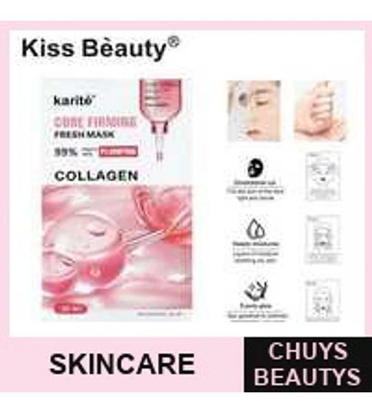 Mascarilla Facial Colágeno Hidratación Profunda Chuys Beautys