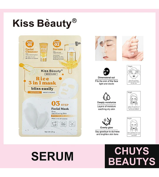 Sérum Hidratante de Arroz Chuys Beautys