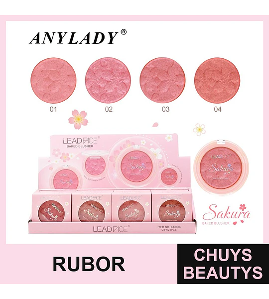 Rubor 4 tonos para un look radiante - Chuys Beautys