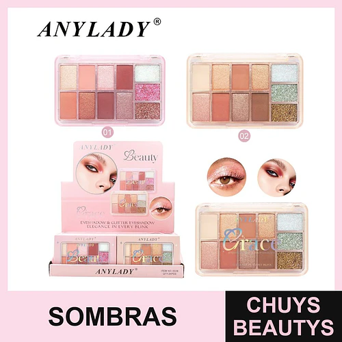 Paleta de Sombras 11 Tonos Chuys Beautys - COSMIVA | Chuys Beautys
