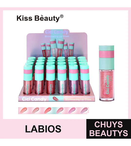 Brillo Labial Perlado 6 Tonos - Chuys Beautys