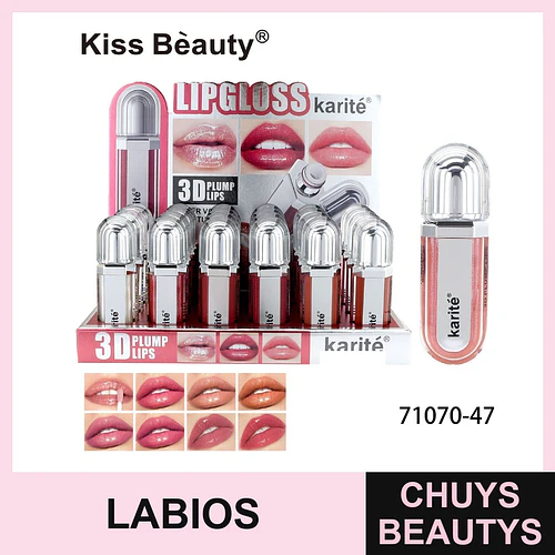 Lip Gloss 3D Karite - Brillo labial hidratante y con volumen - COSMIVA | Chuys Beautys