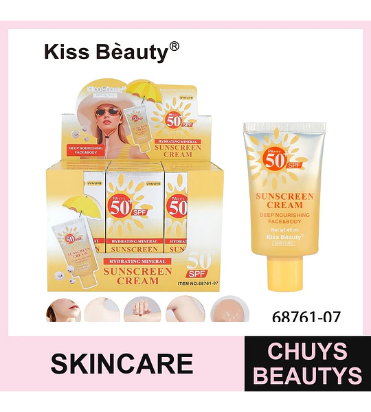 Protector Solar 50 SPF+ 45ml - Chuys Beautys