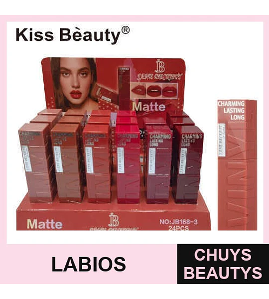 Labial mate no transferrable - Maquillaje Chuys Beautys