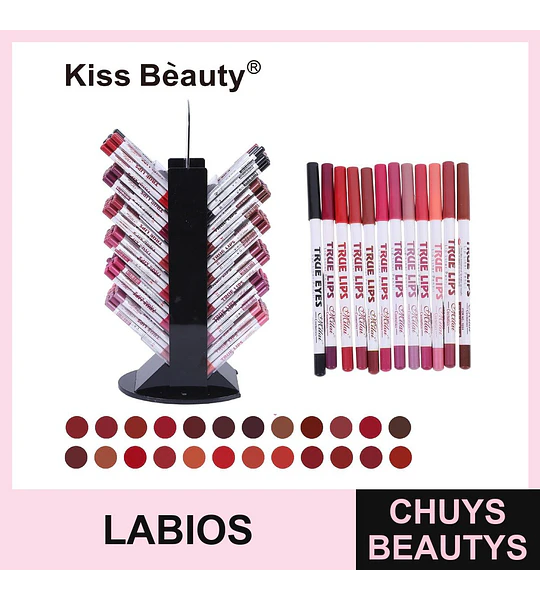 Lápiz delineador de labios Chuys Beautys 288 und x caja