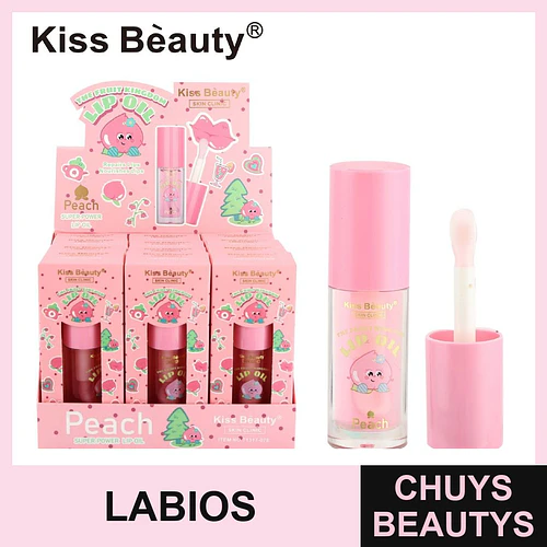 Aceite Labial de Durazno - Hidratación y brillo para tus labios - COSMIVA | Chuys Beautys