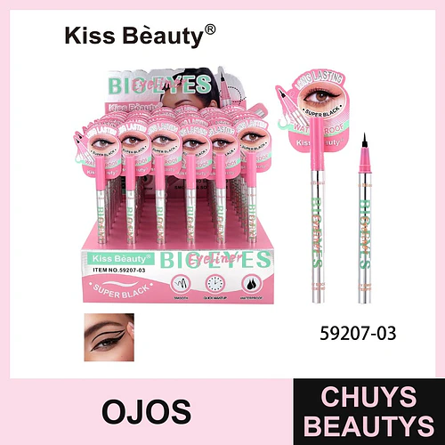 Delineador en Plumón Negro Chuys Beautys - COSMIVA | Chuys Beautys