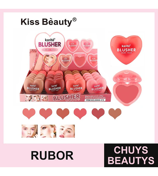 Rubor 4 Tonos Chuys Beautys